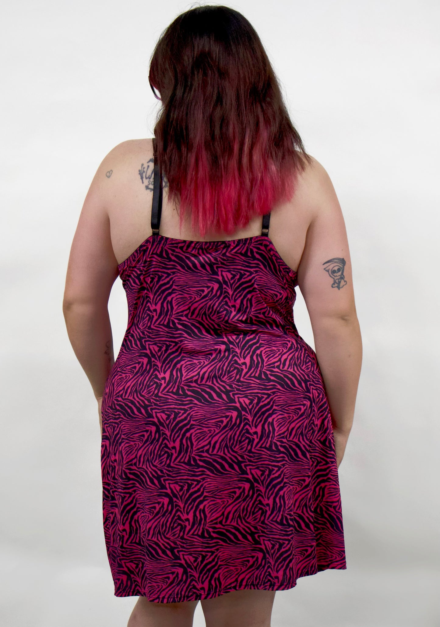 Urge to destroy zebra dress