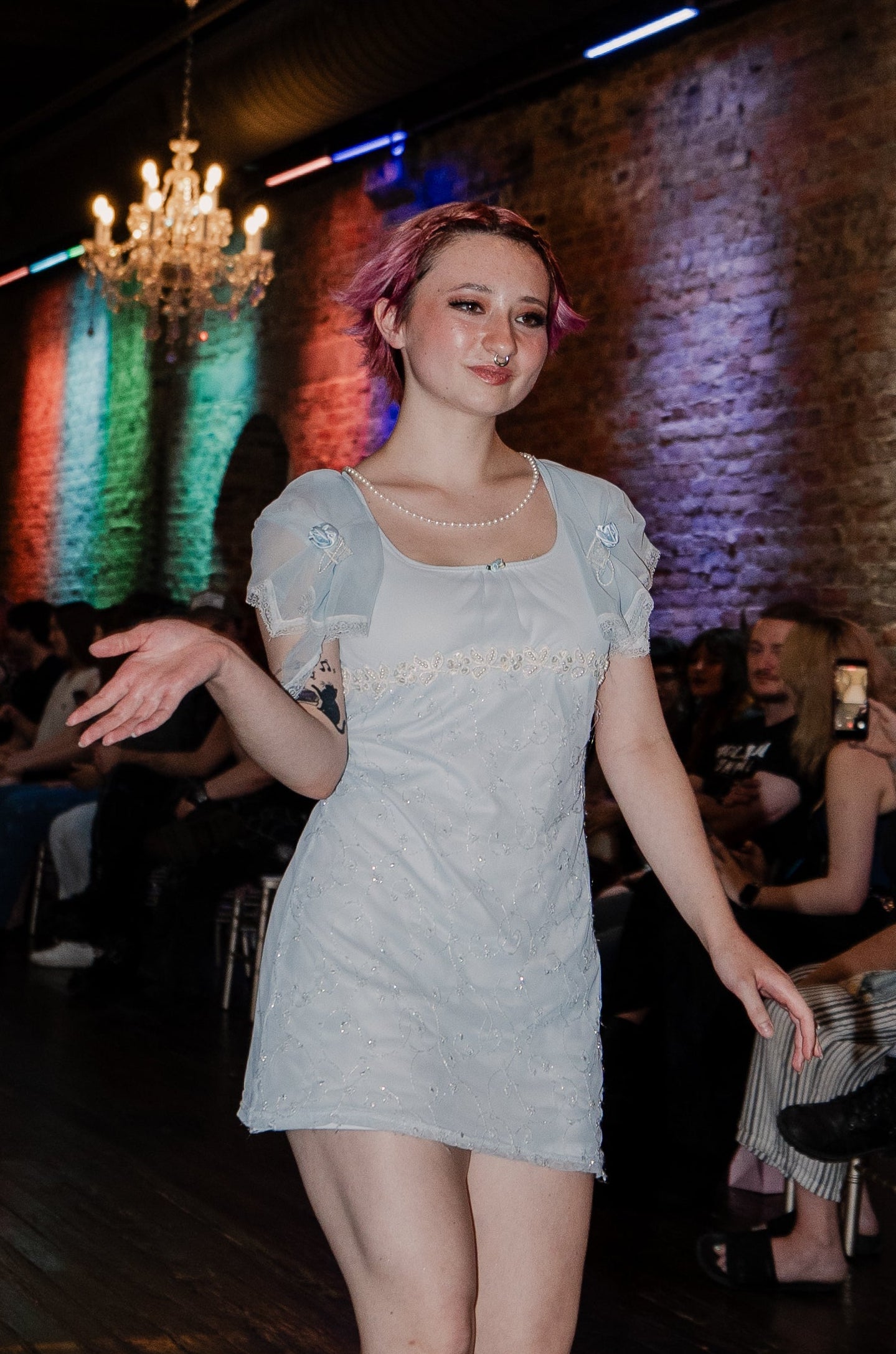 Blue dreams mini dress