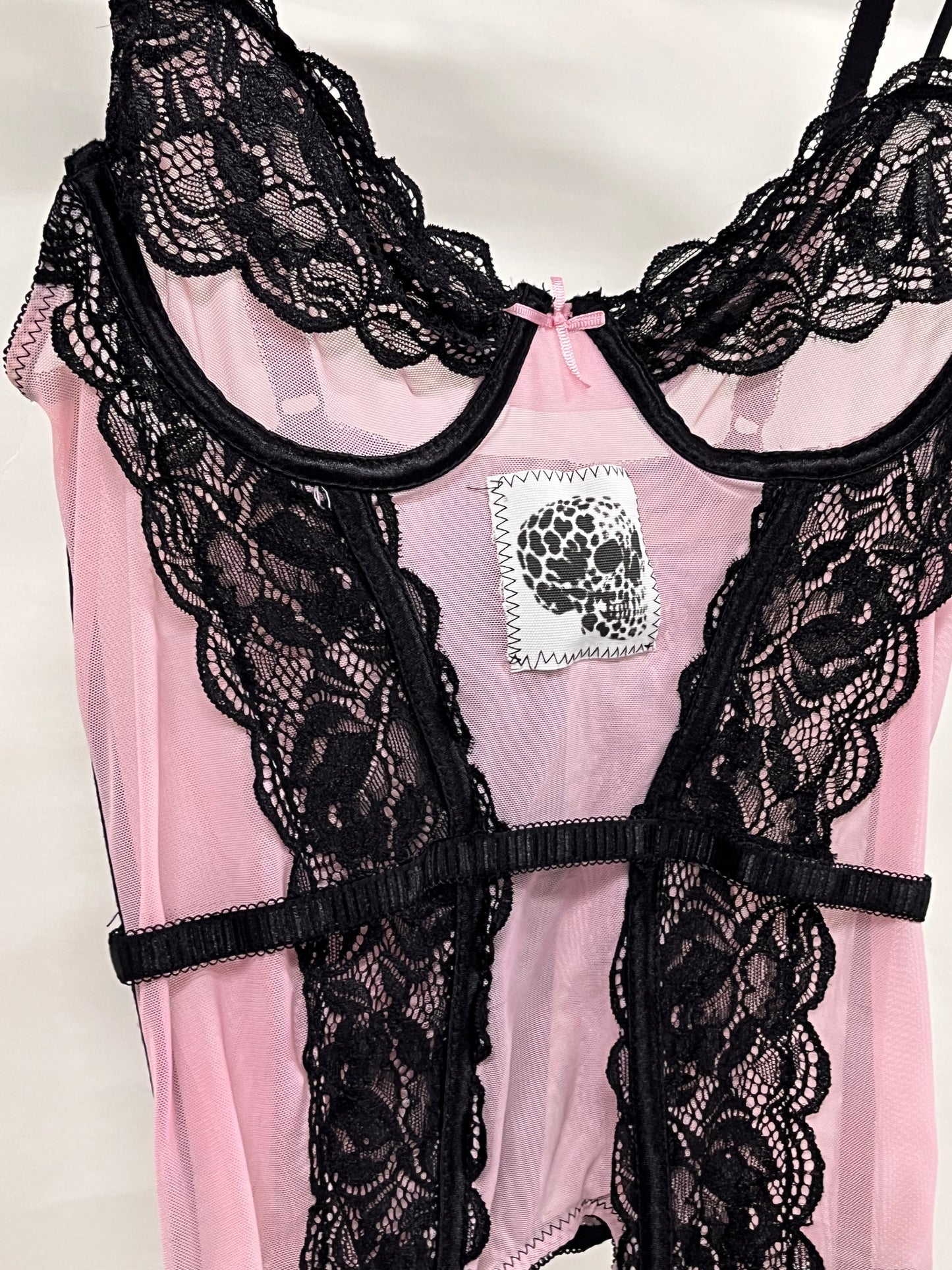 Pink corset