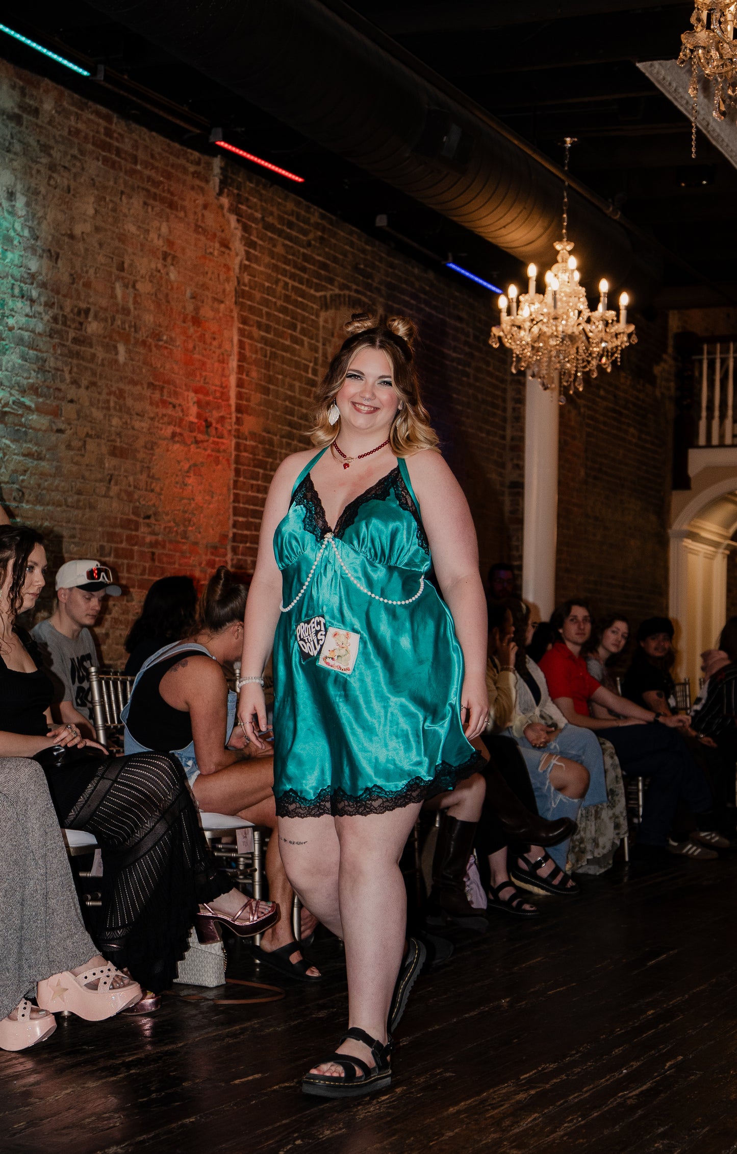 Emerald Envy Slip dress