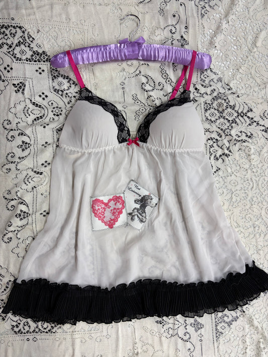 Not listening baby doll top