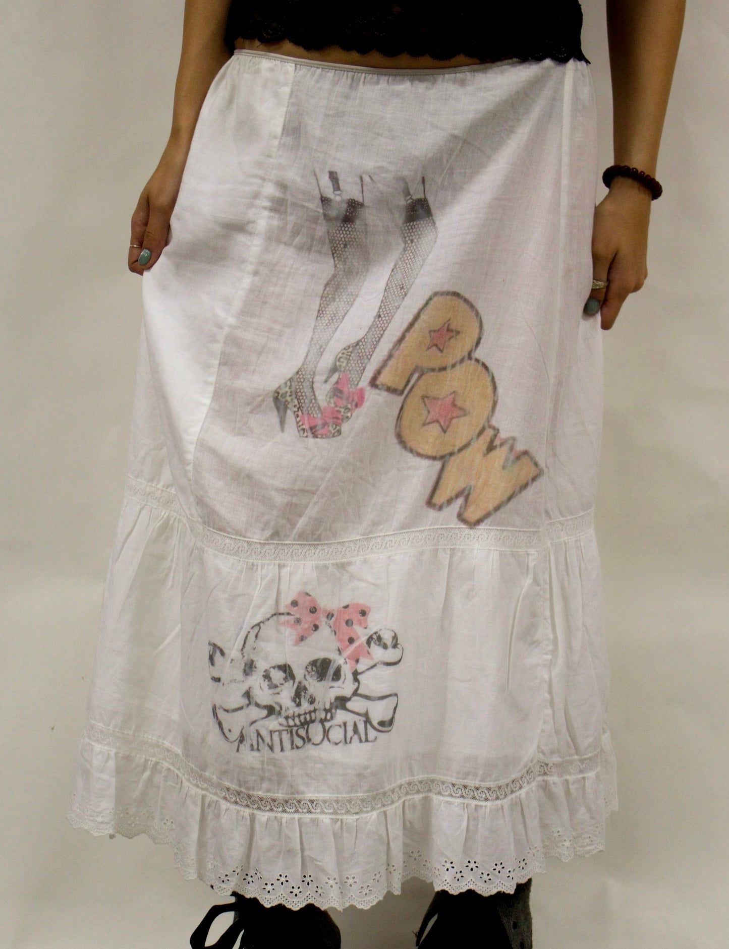 Hand printed skirt from 1930's