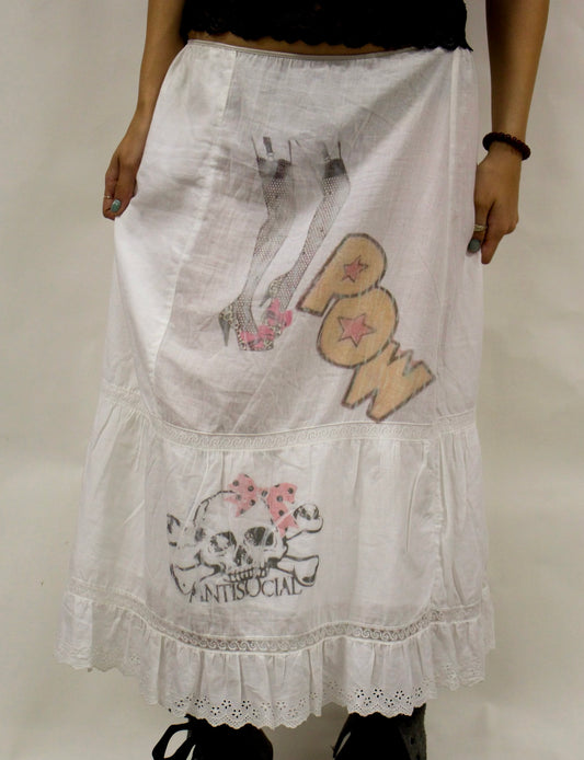 Hand printed skirt from 1930's