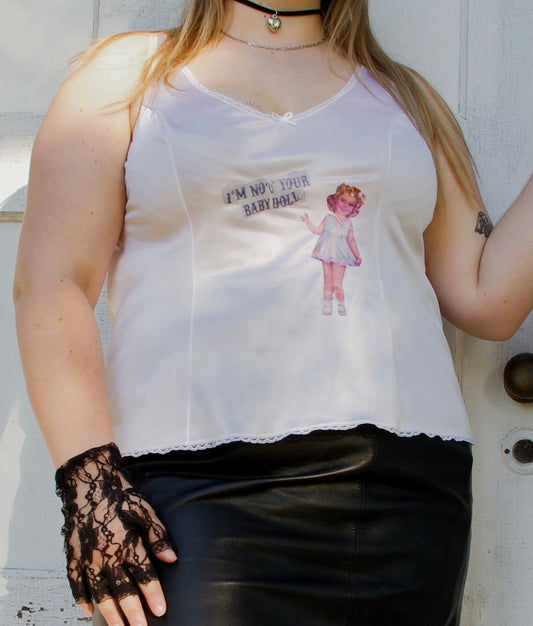 I’m not your baby doll slip tank