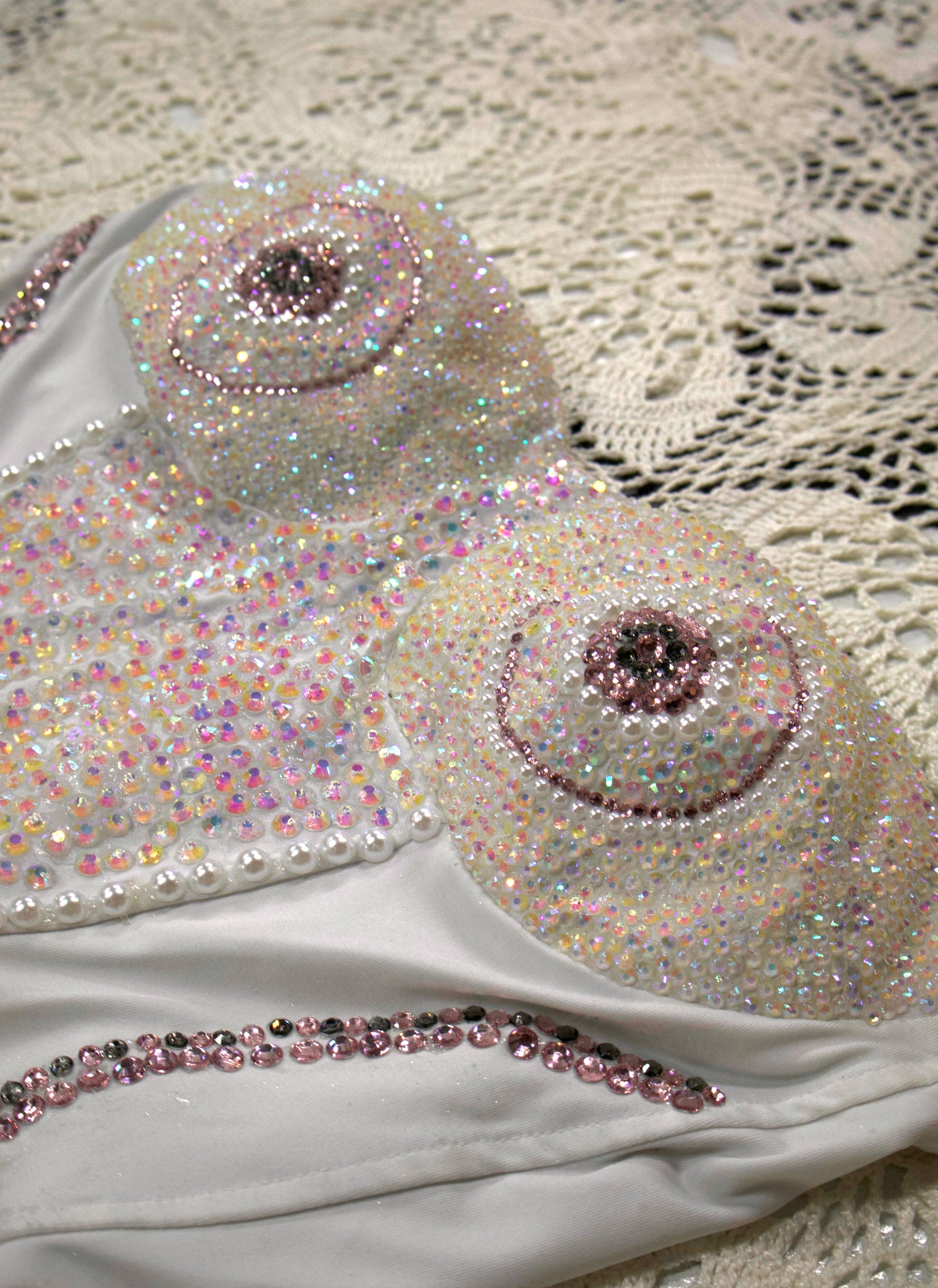 Crystal bodice corset
