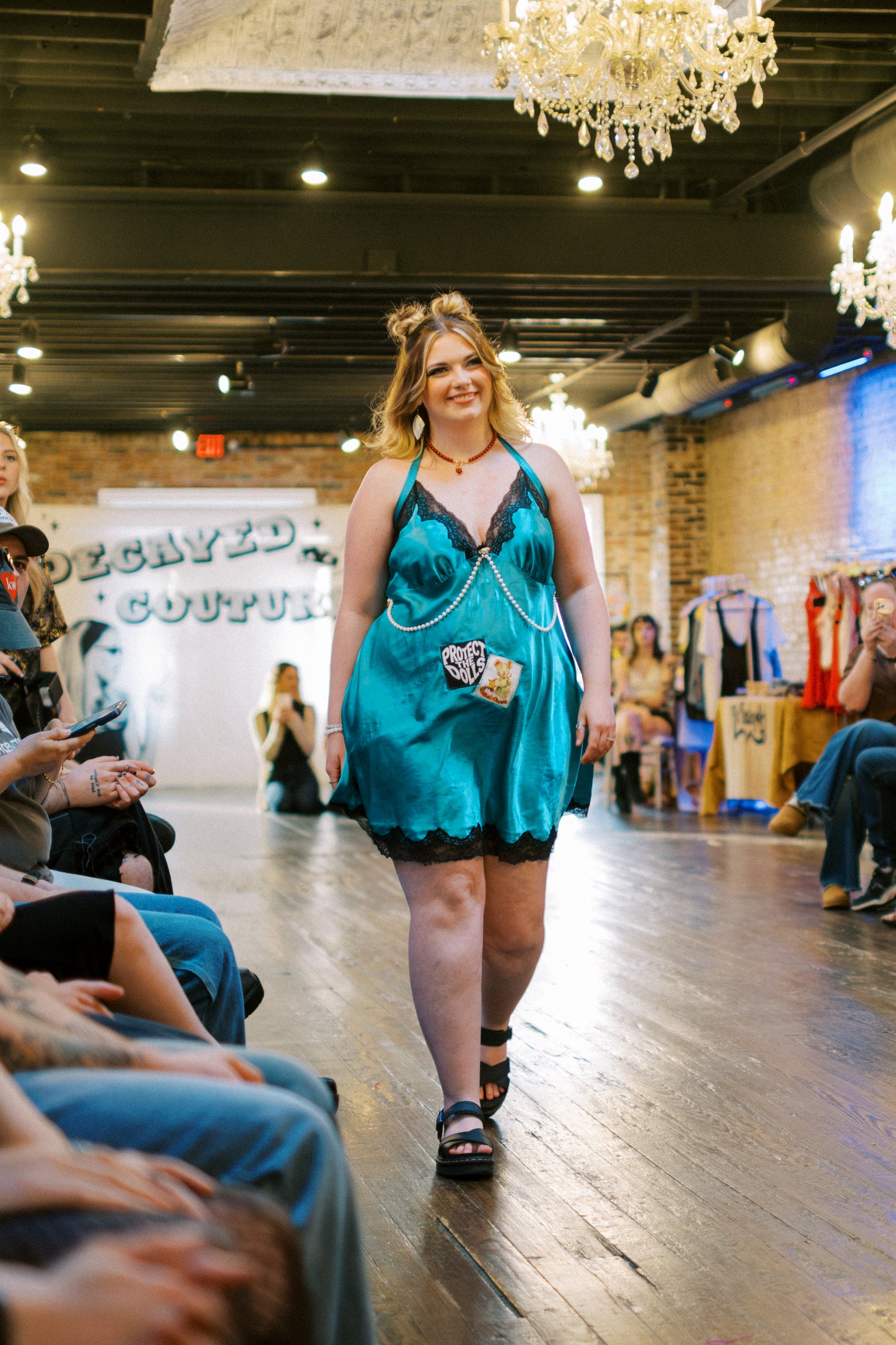 Emerald Envy Slip dress