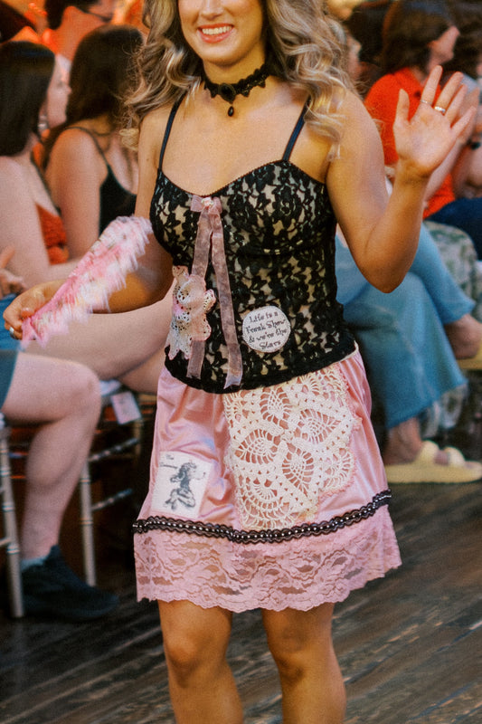 Blushing Doll Slip Skirt