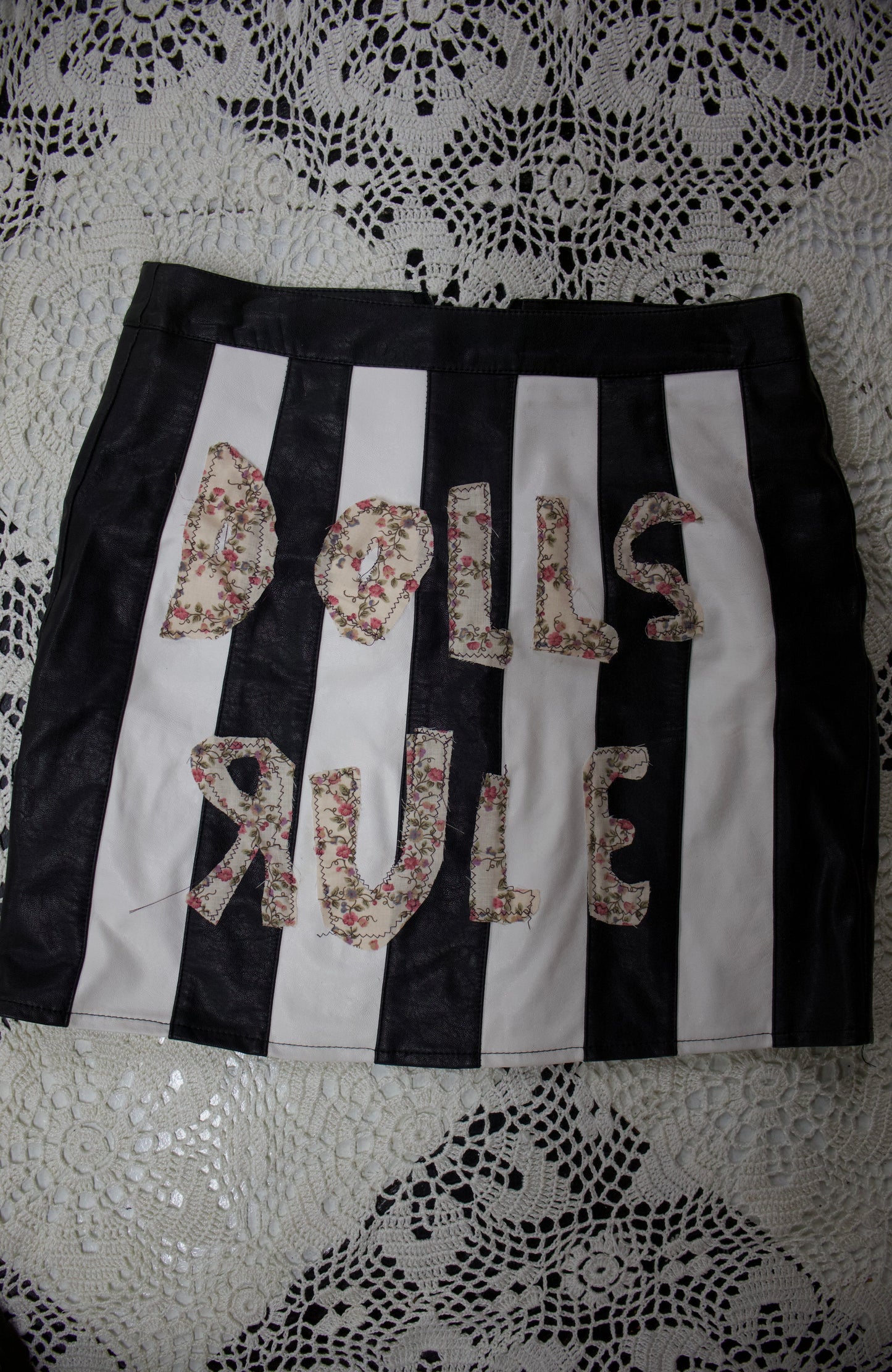 Dolls Rule patchwork skirt